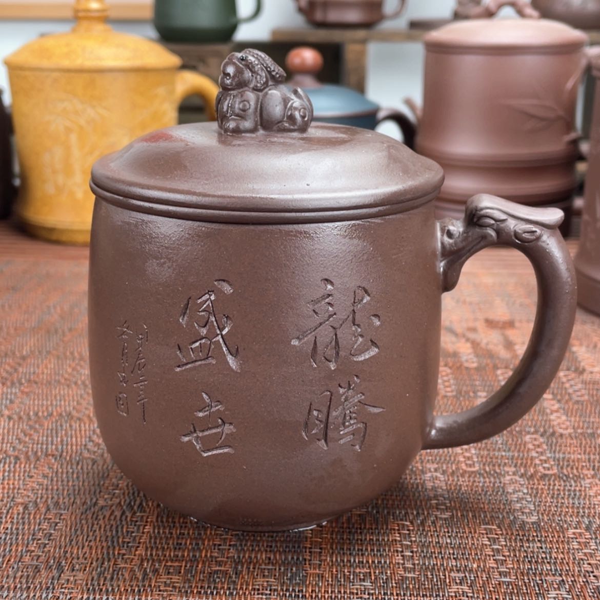 【闪购商品】紫砂茶杯宜兴原矿紫砂盖杯微瑕