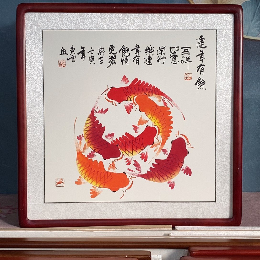 国画带框尺寸62✖️62厘米