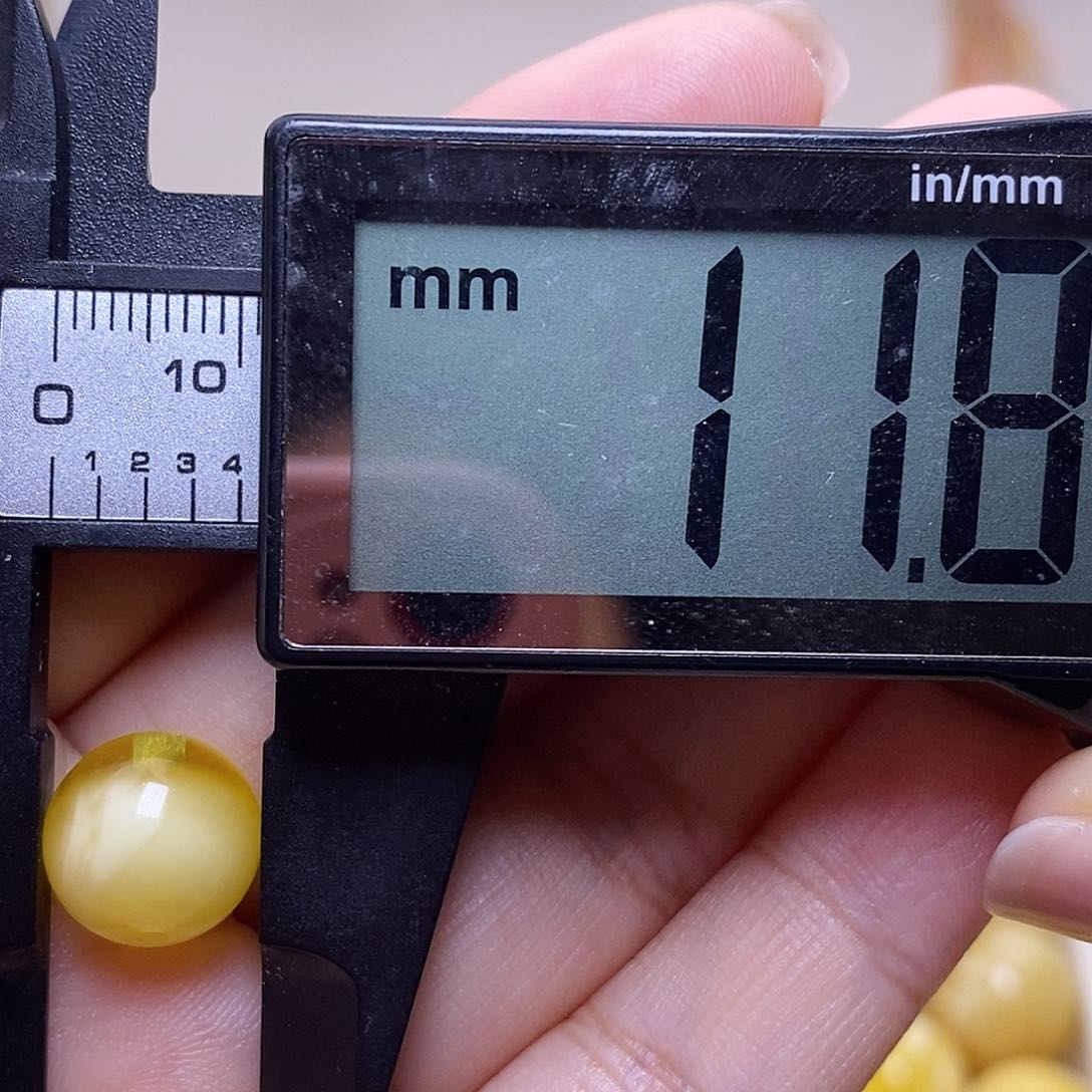 未镶嵌琥珀裸石蜜蜡圆珠