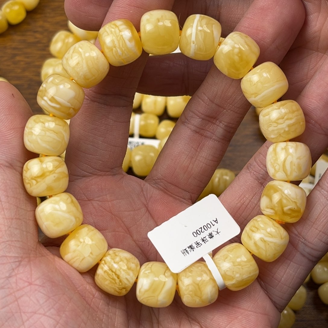 蜜蜡手串未镶嵌蜜蜡手串13.3mm