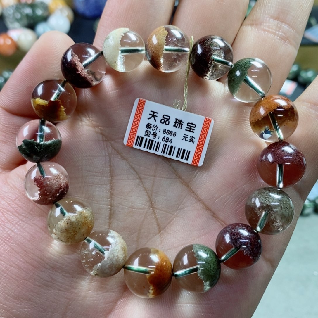 水晶手串未镶嵌四季幽灵684