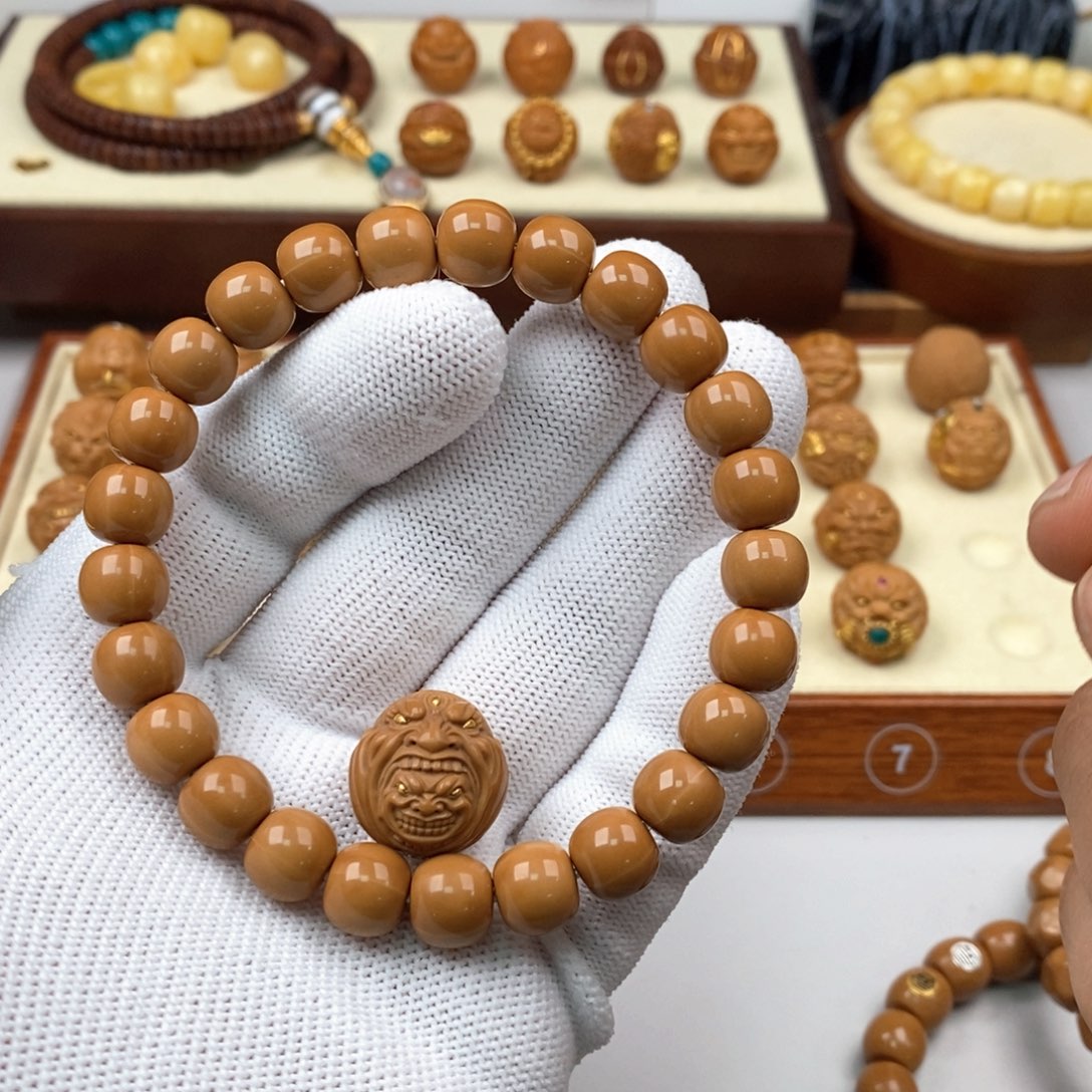 猴头核桃手串猴头