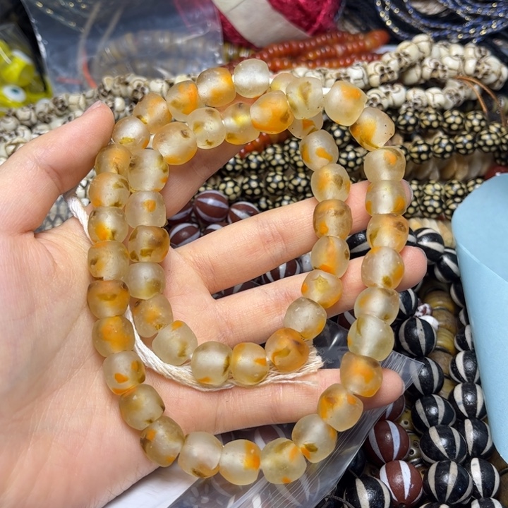 玻璃颈饰7491 琉璃一条