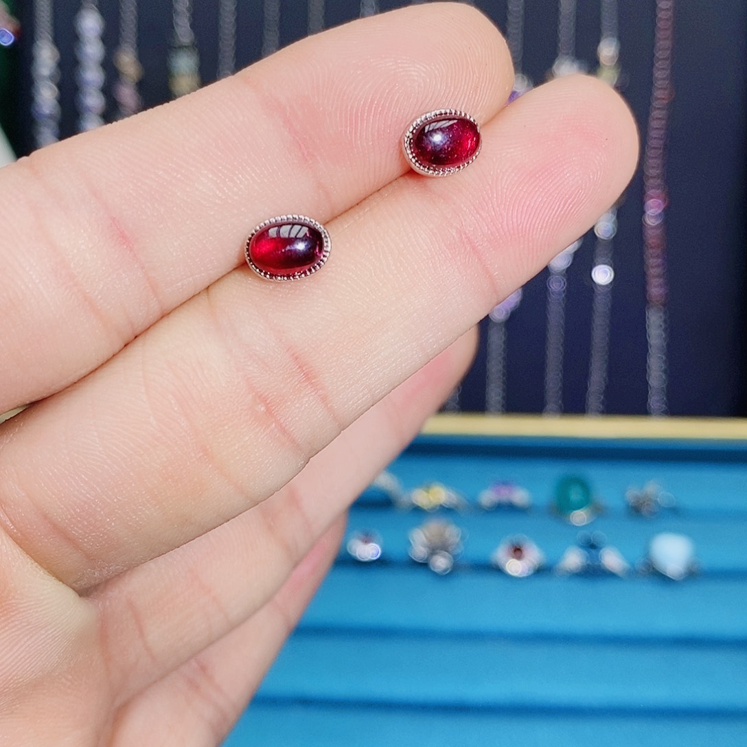 紫晶珠宝半成品银S925镶嵌