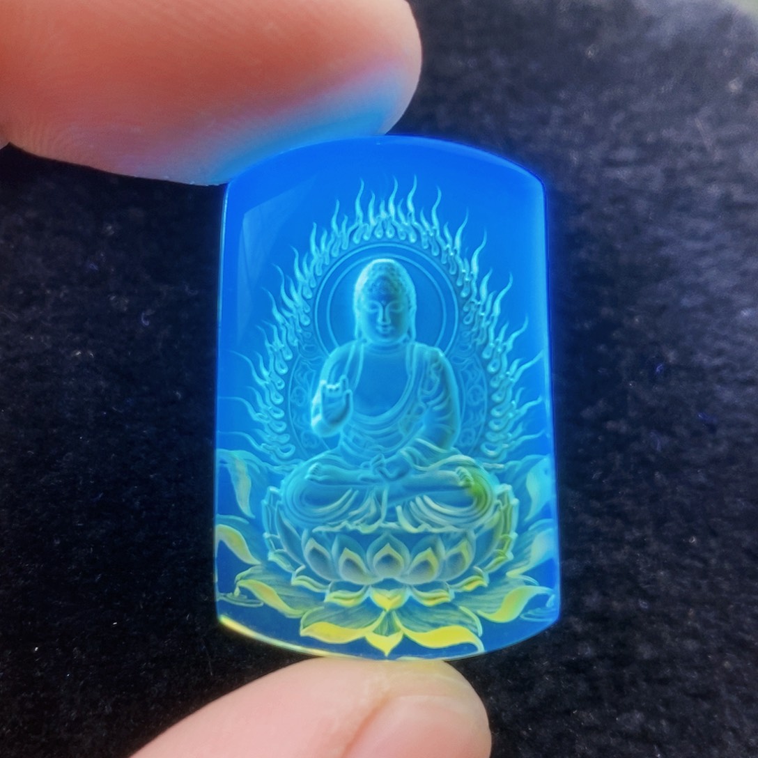 【闪购商品】蓝珀吊坠(不含链)未镶嵌