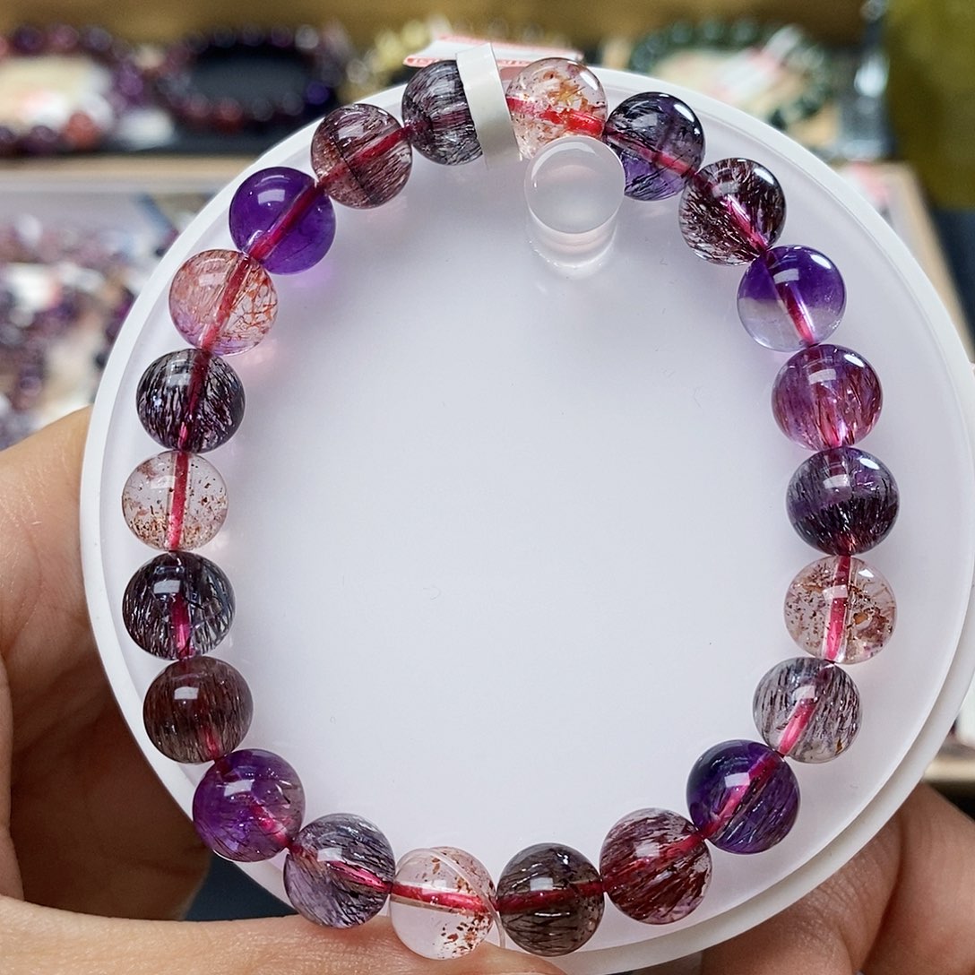 未镶嵌手链水晶透体高货超七8.8m H378