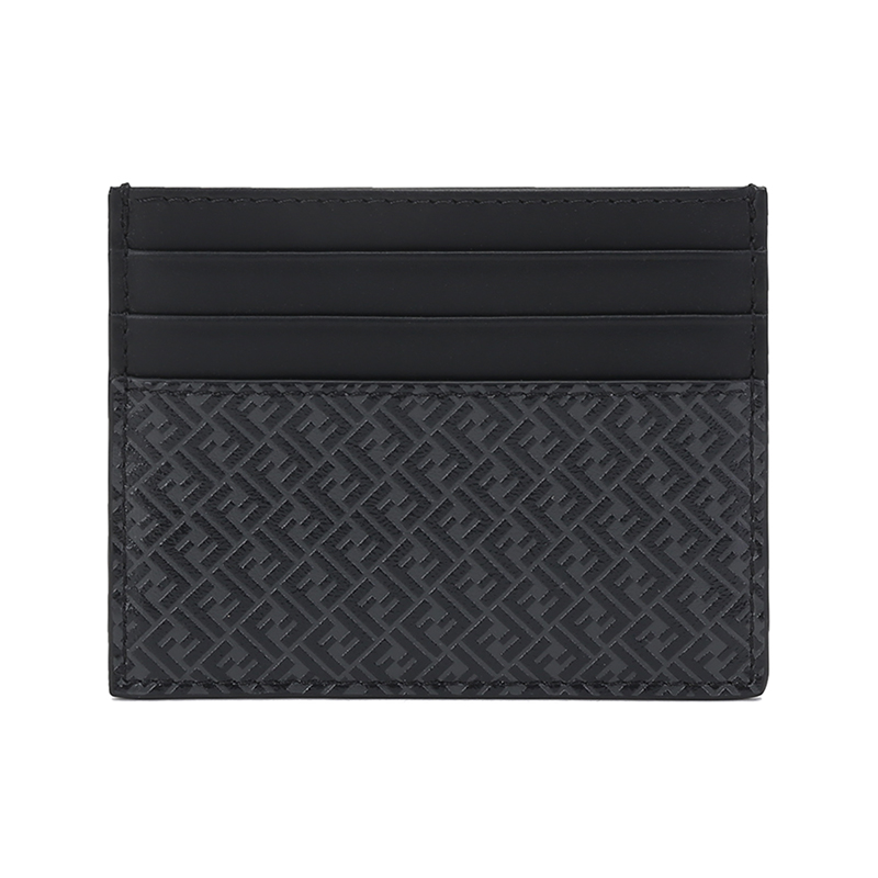 99新 FENDI/芬迪 【特例品】 男士卡包卡夹FF图案7M0164 AGLP