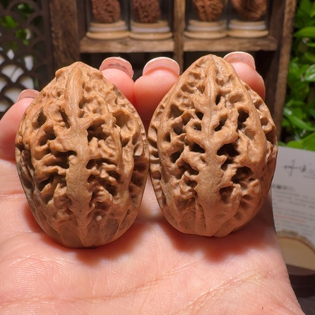 文玩核桃把件闷头珊瑚