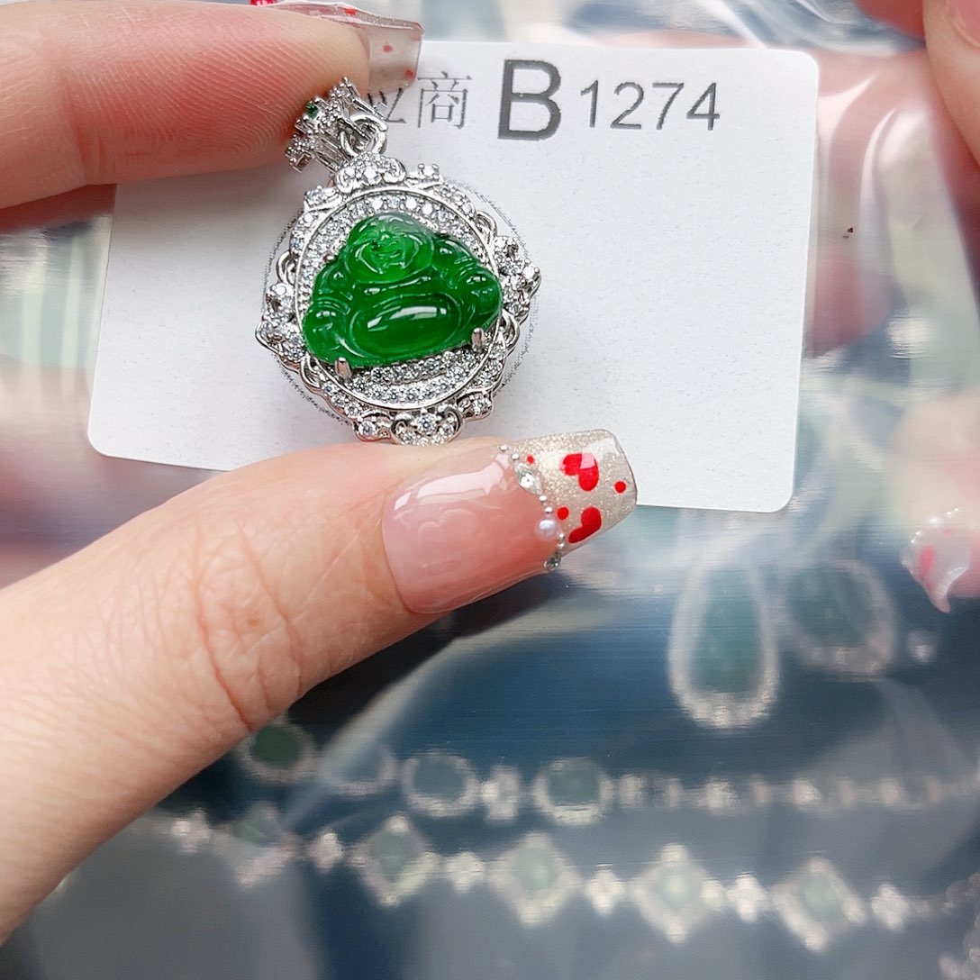 翡翠颈饰未镶嵌翡翠1274