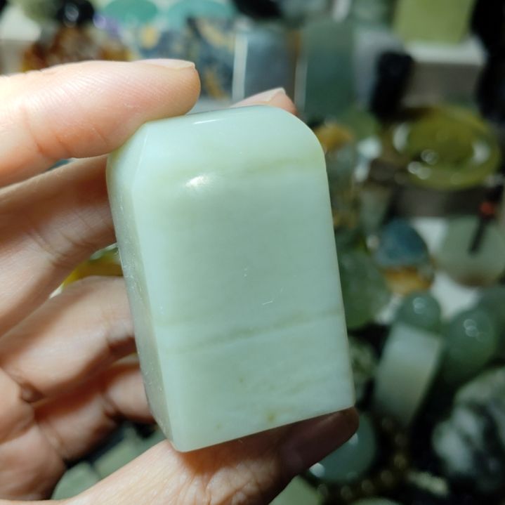 岫玉未镶嵌印章款式