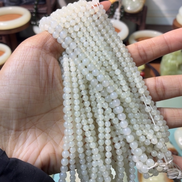 和田玉未镶嵌颈饰卡4链子拍一发一多样性发货