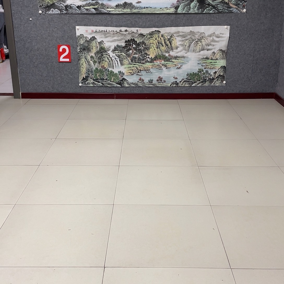 国画高**行小六尺画芯捡漏