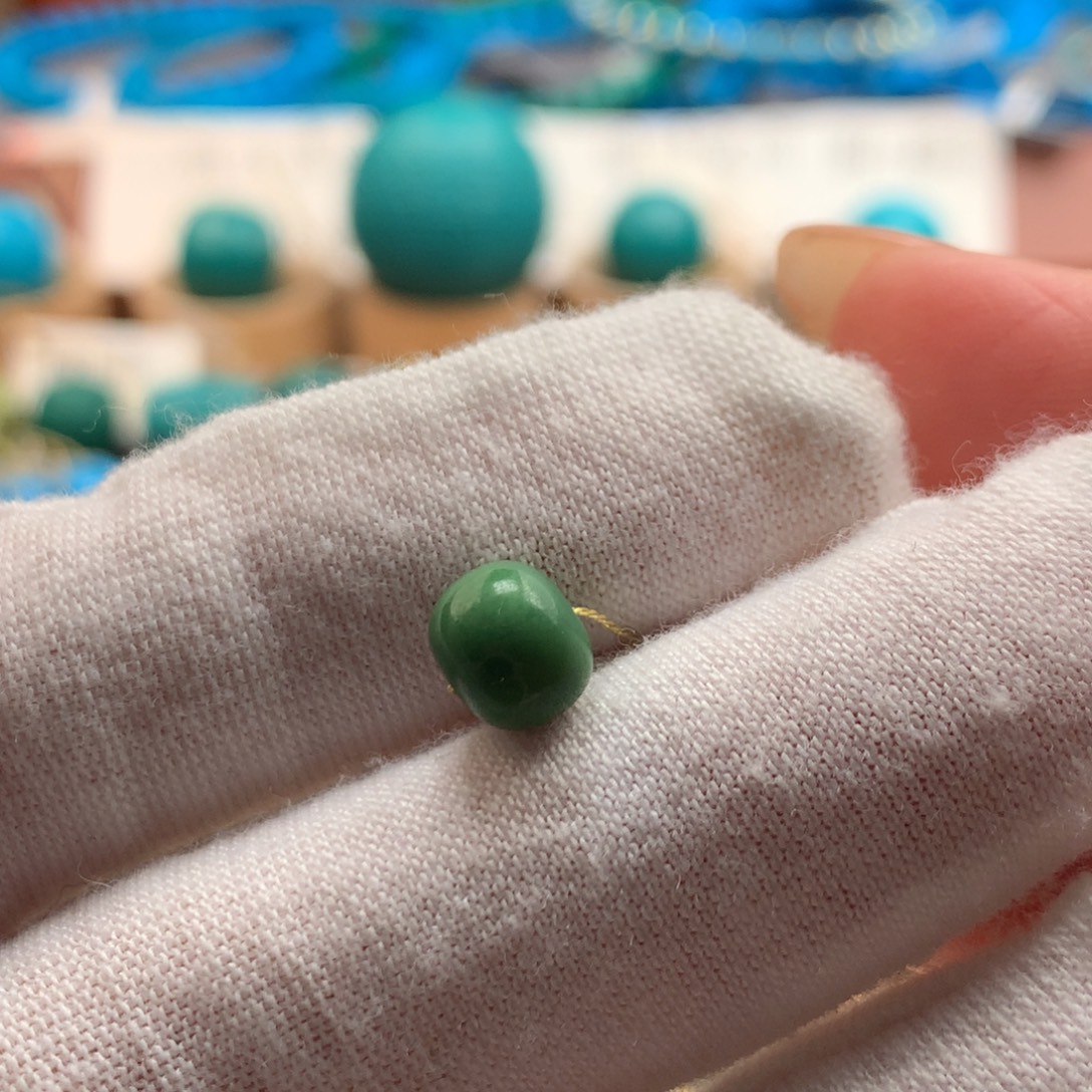 绿松石未镶嵌绿松石7.3mm