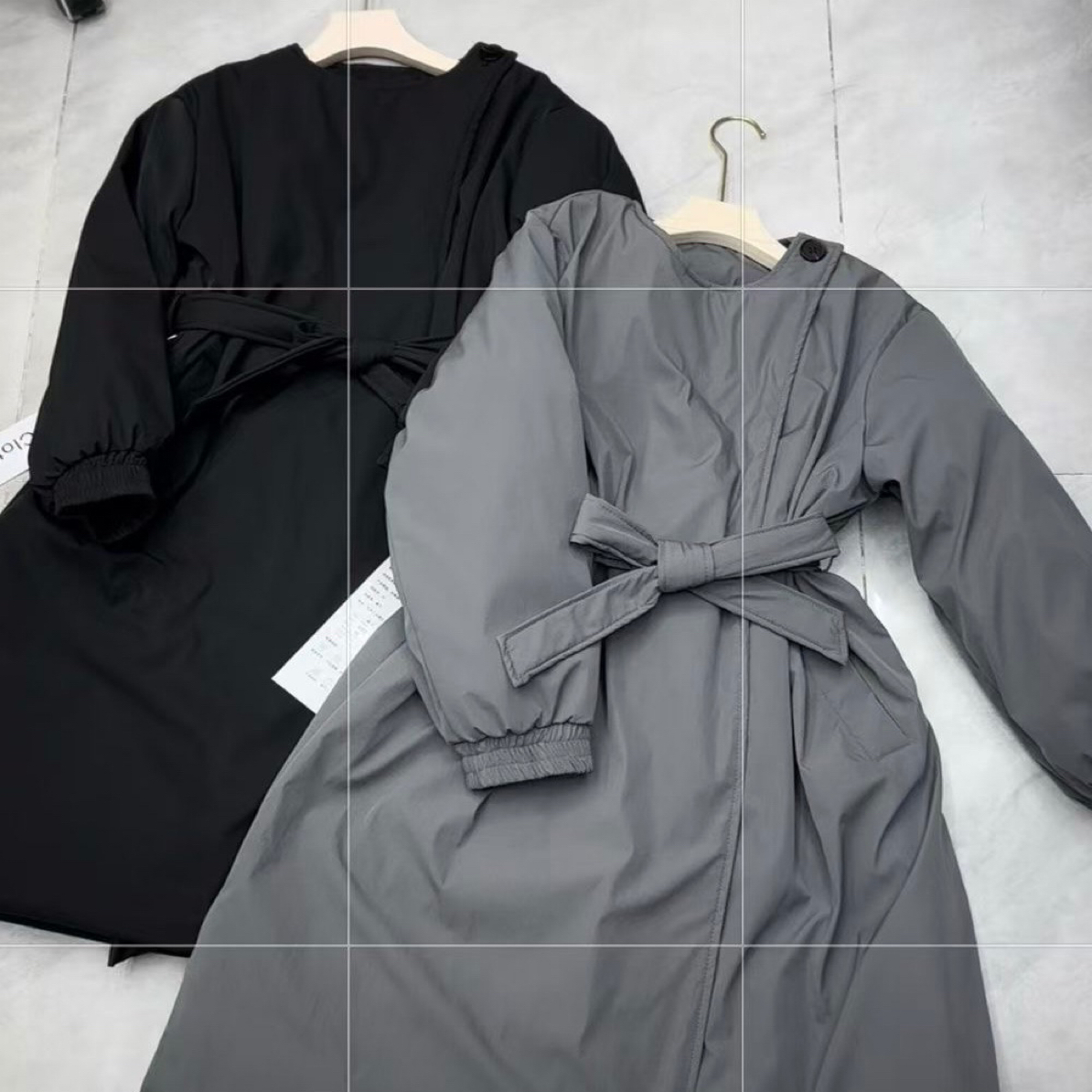 冬季新款收腰长款白鸭绒高级感休闲外套