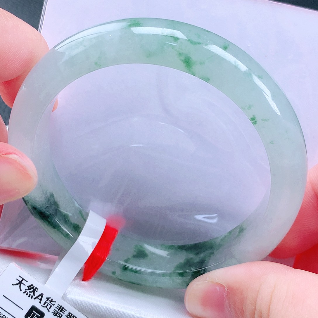 未镶嵌手镯翡翠56+圈