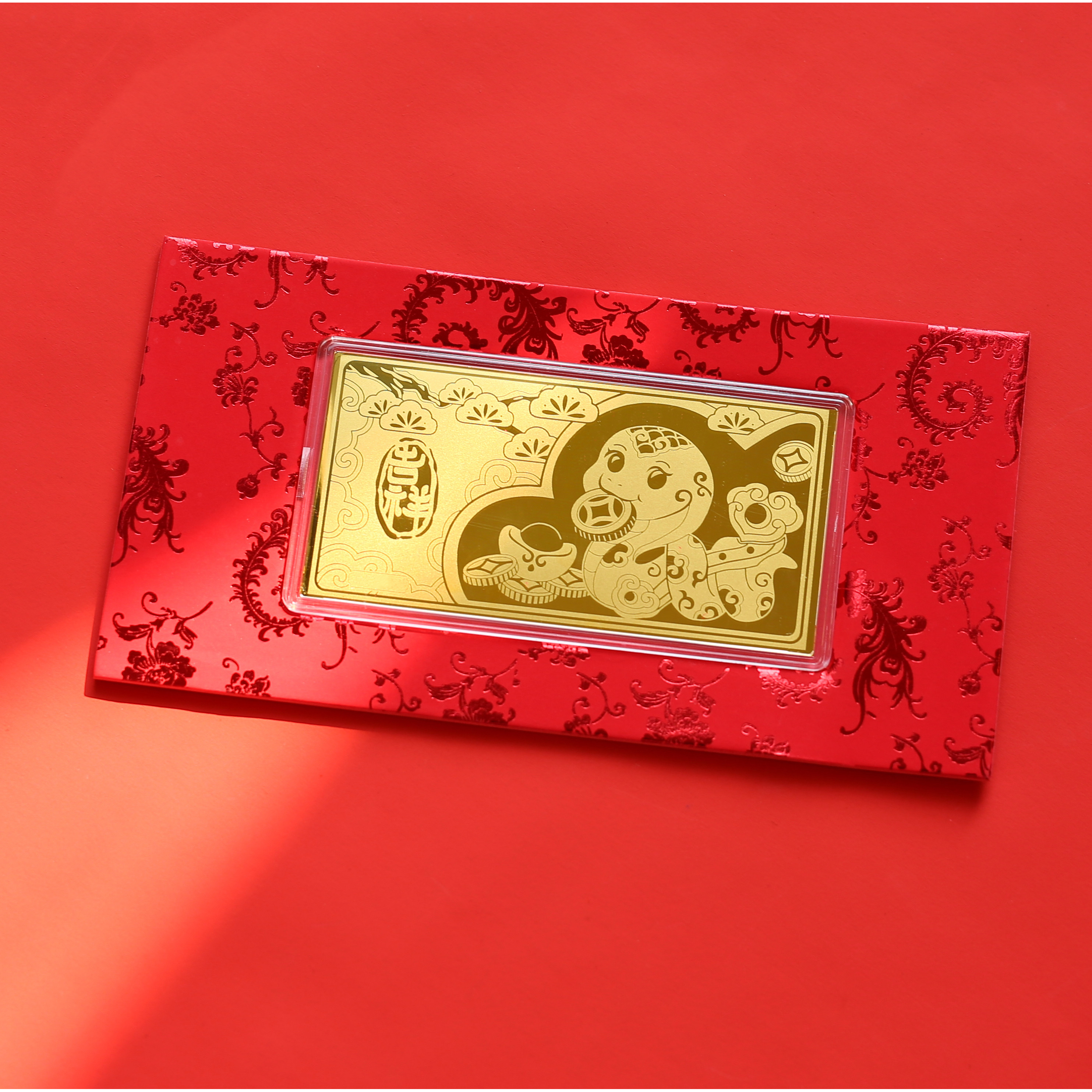 【小洁专属】黄金金钞蛇年吉祥如意红包封贺岁个性创意配件