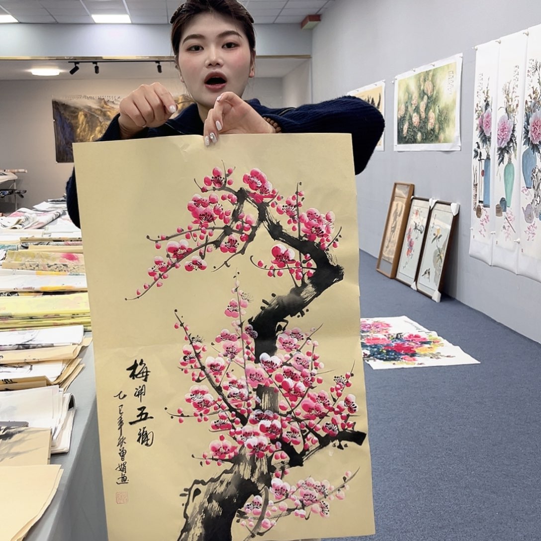 国画纯手绘字画作品