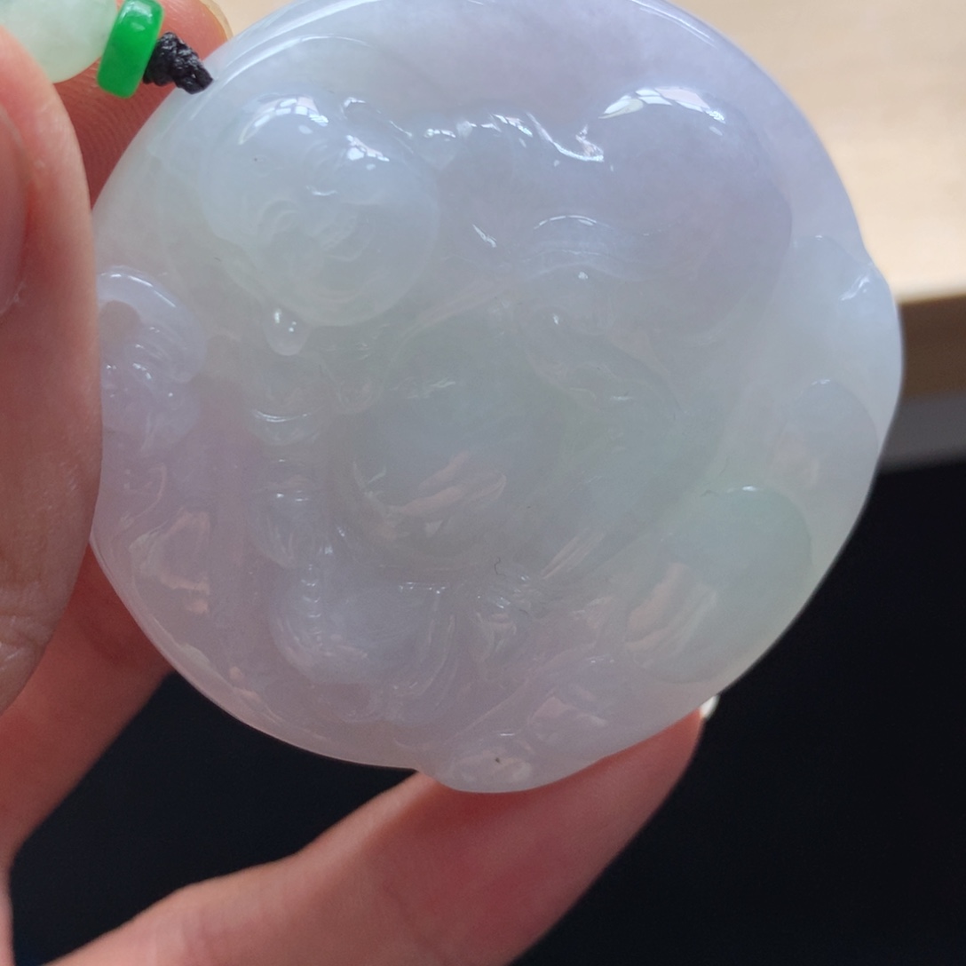 颈饰未镶嵌翡翠吊坠