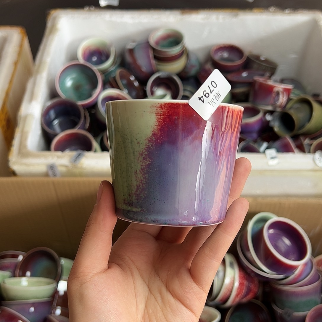 摆件陶窑口自销原矿钧瓷