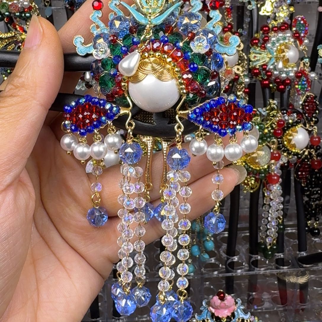 漂****古风刀马旦发簪发饰