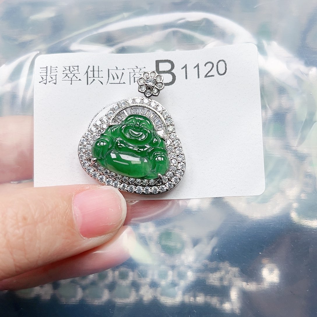 翡翠颈饰未镶嵌翡翠1120