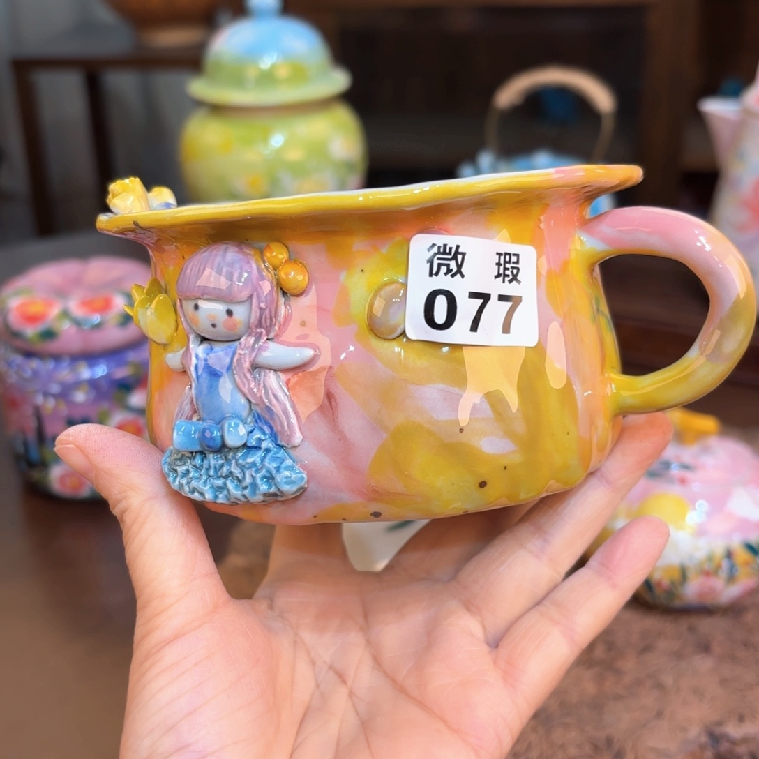 景德镇手绘高温釉下彩陶瓷茶具