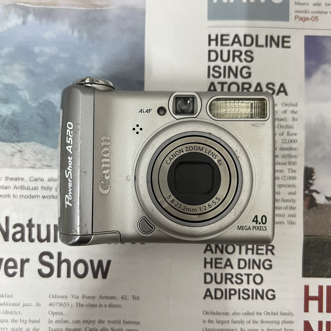 9新 Canon/佳能 A520 出片冷白氛围感 自备五号电池