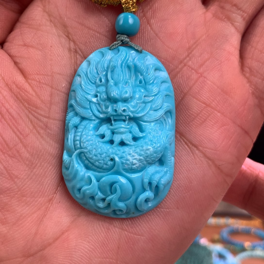 绿松石珠宝奇石未镶嵌