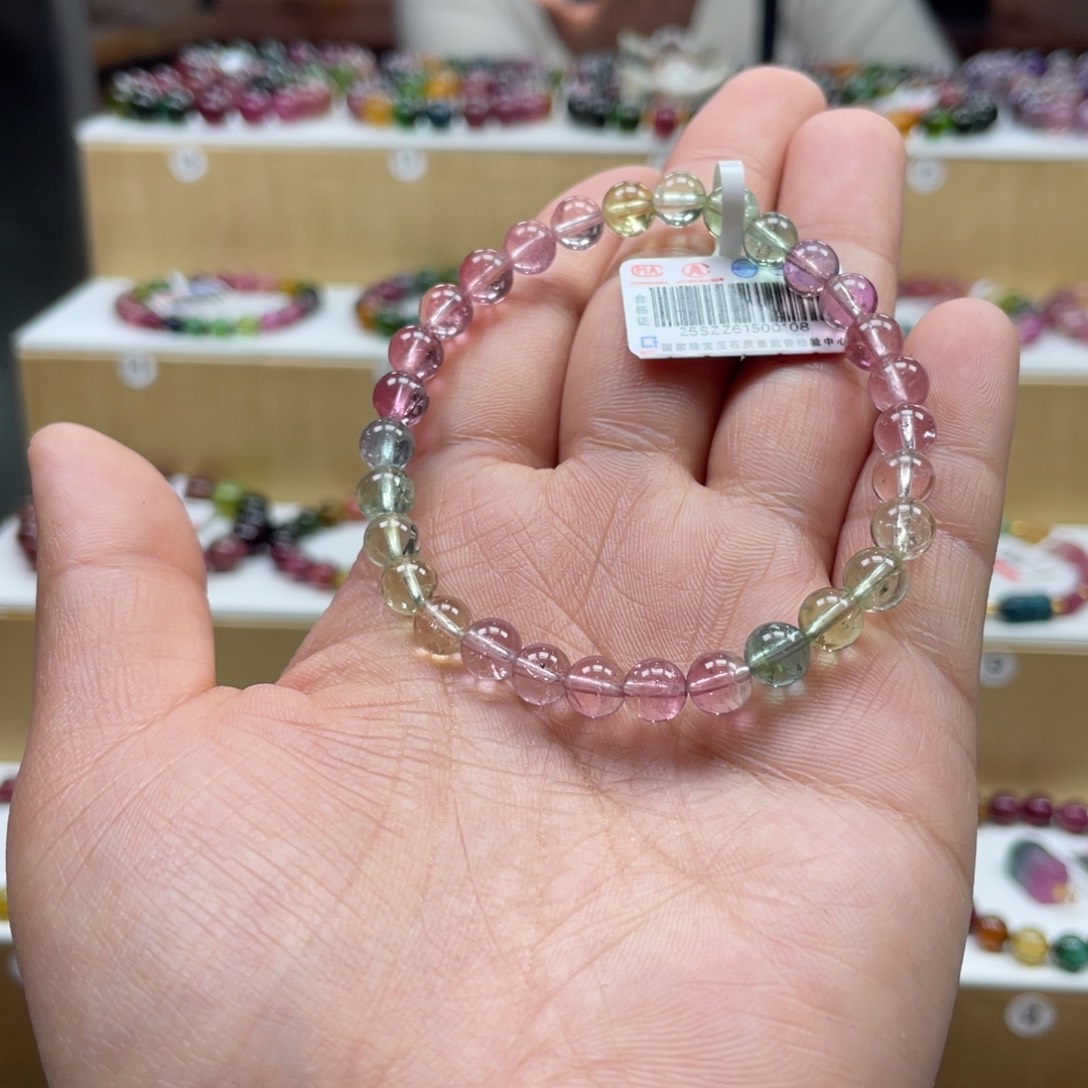 碧玺手链未镶嵌6.3mmmmmmmmmmmmmm