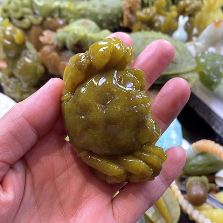 蛇纹石玉手把未镶嵌