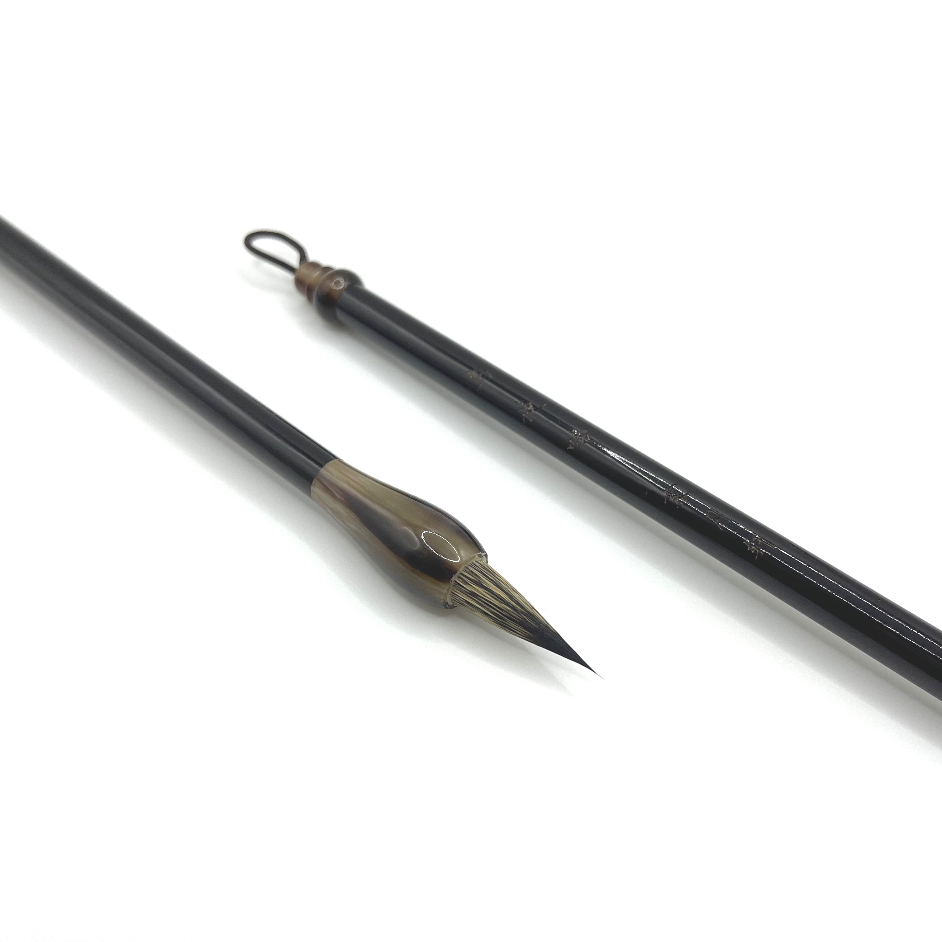 【乌夜啼】古法紫毫鸡距笔出锋2.3口径0.8小楷行草抄经 仅清水试笔