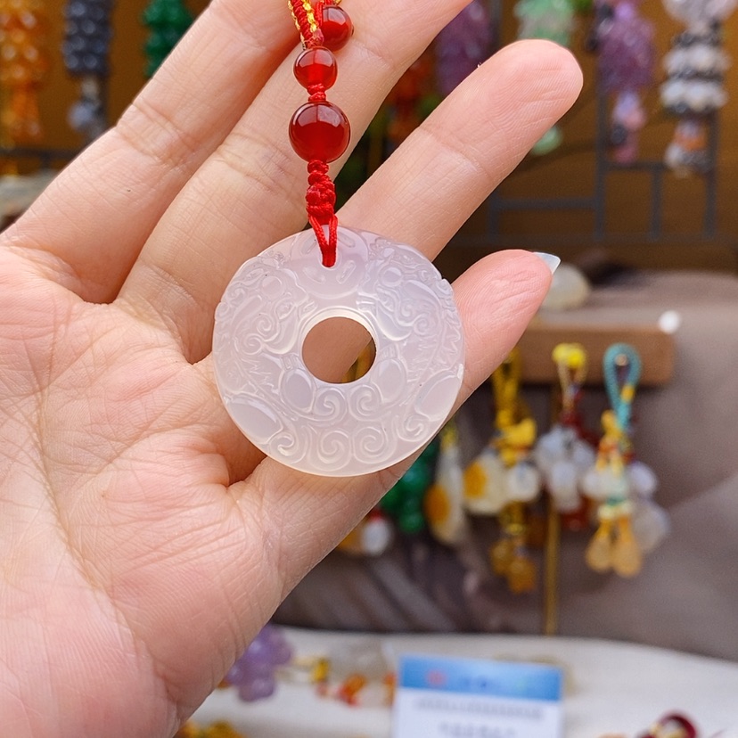 【闪购商品】玛瑙/玉髓车挂未镶嵌