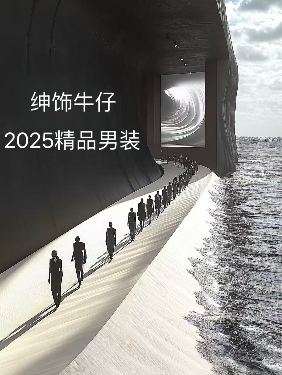 亮-2025-新款男士欧货修身小直筒牛仔裤