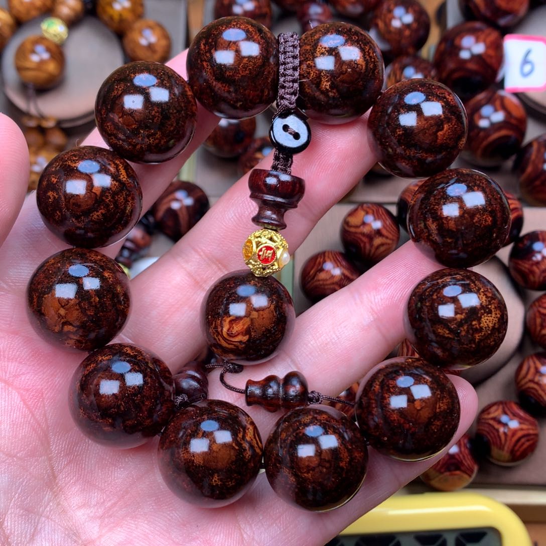 黄花梨/降香黄檀黄花梨手串2.0