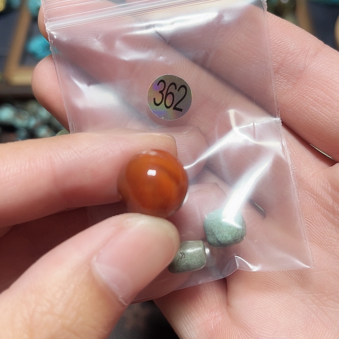 桥****未镶嵌圆珠桶珠老型手串！！玛瑙/玉髓
