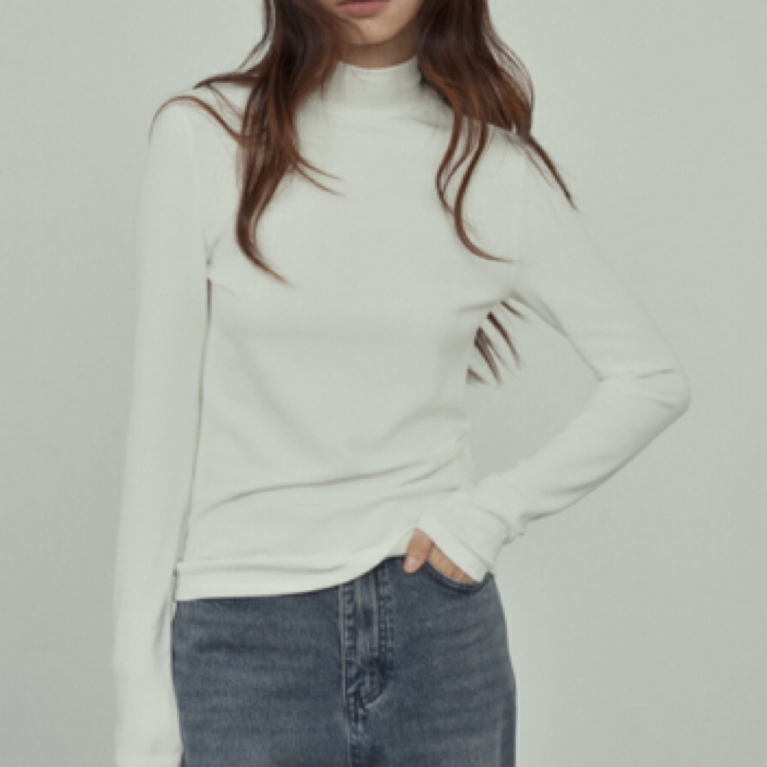 韩系加绒保暖多色半高领套头上衣打底衫(爆版必带款~)