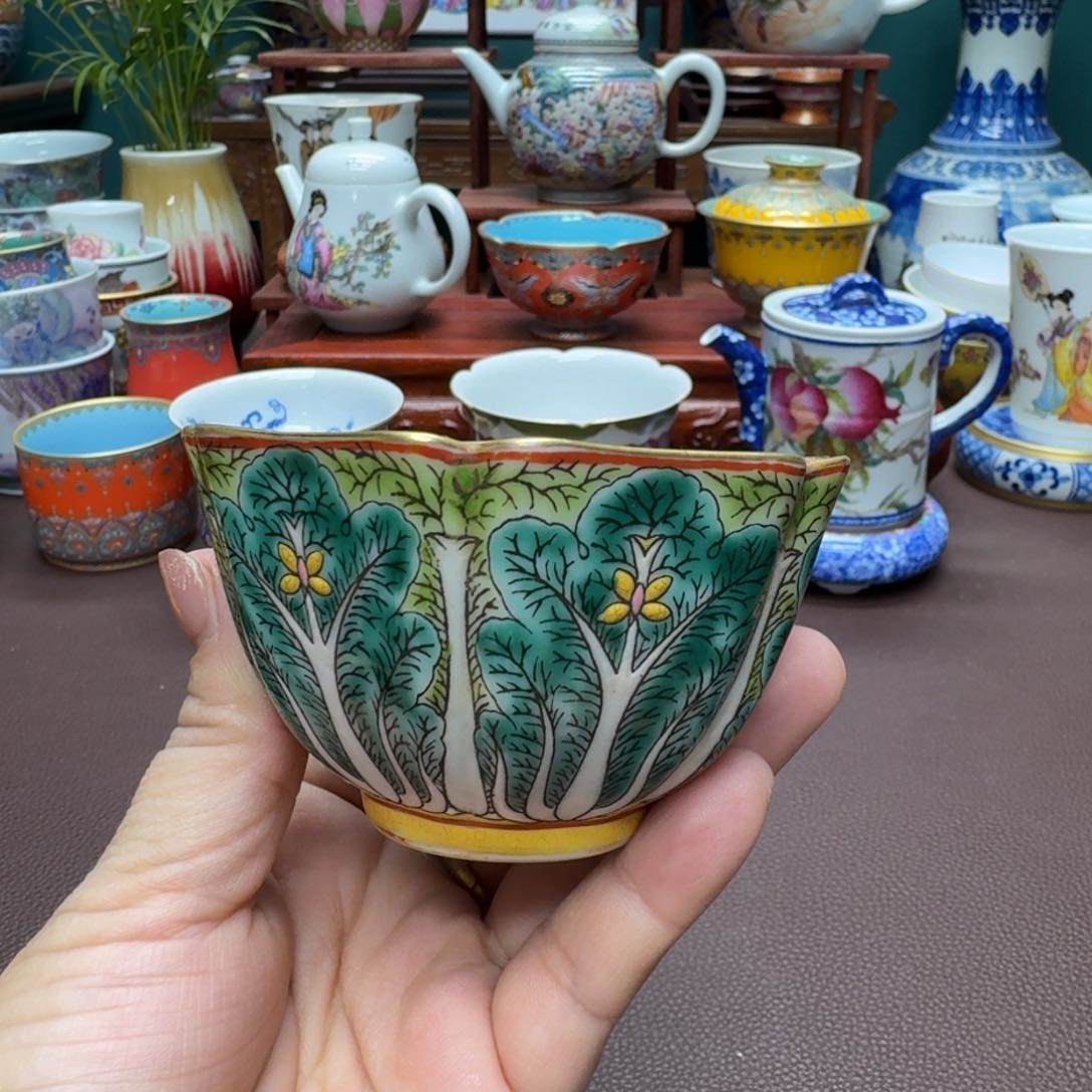 瓷片景德镇仿古手工制作精品展示