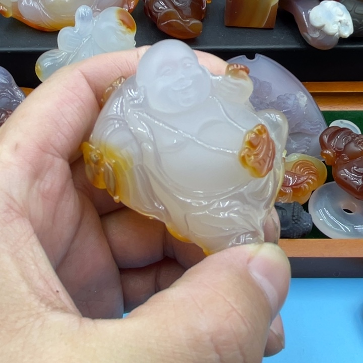玛瑙/玉髓合金颈饰