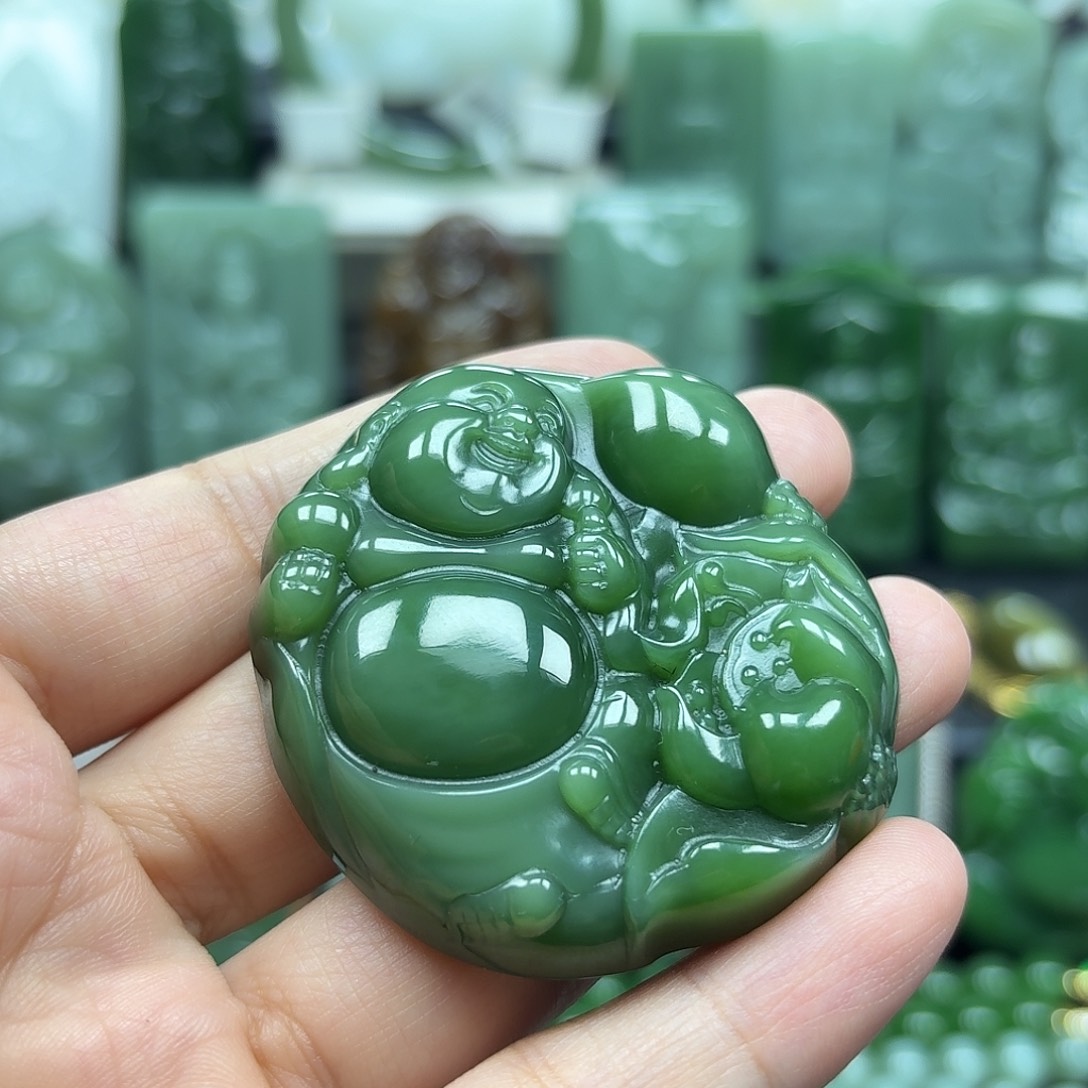 和田玉挂件未镶嵌