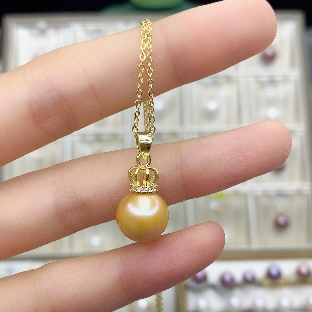 淡水珍珠颈饰合金