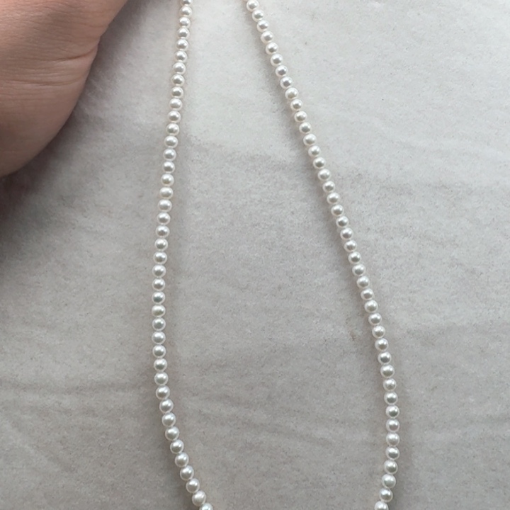 淡水珍珠定制项链带扣头未镶嵌