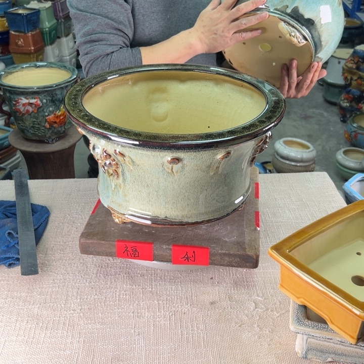 泳坤堂石湾盆陶瓷