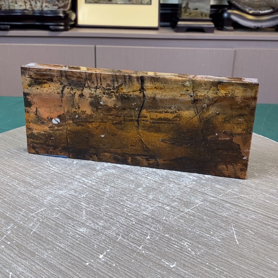 石材广西国画石草花石