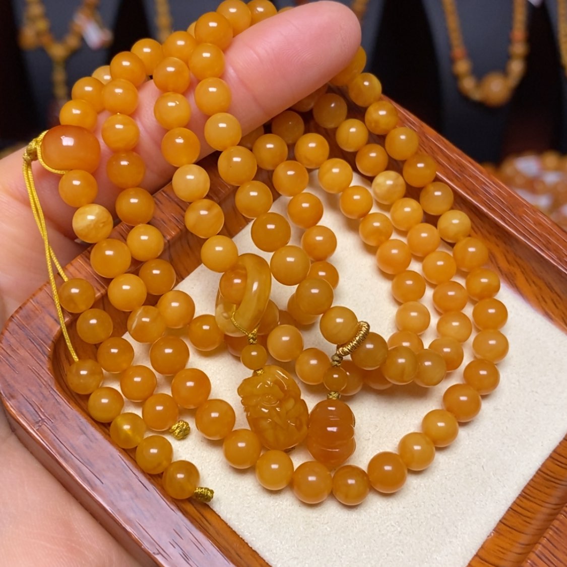 【闪购商品】蜜蜡手链未镶嵌手串