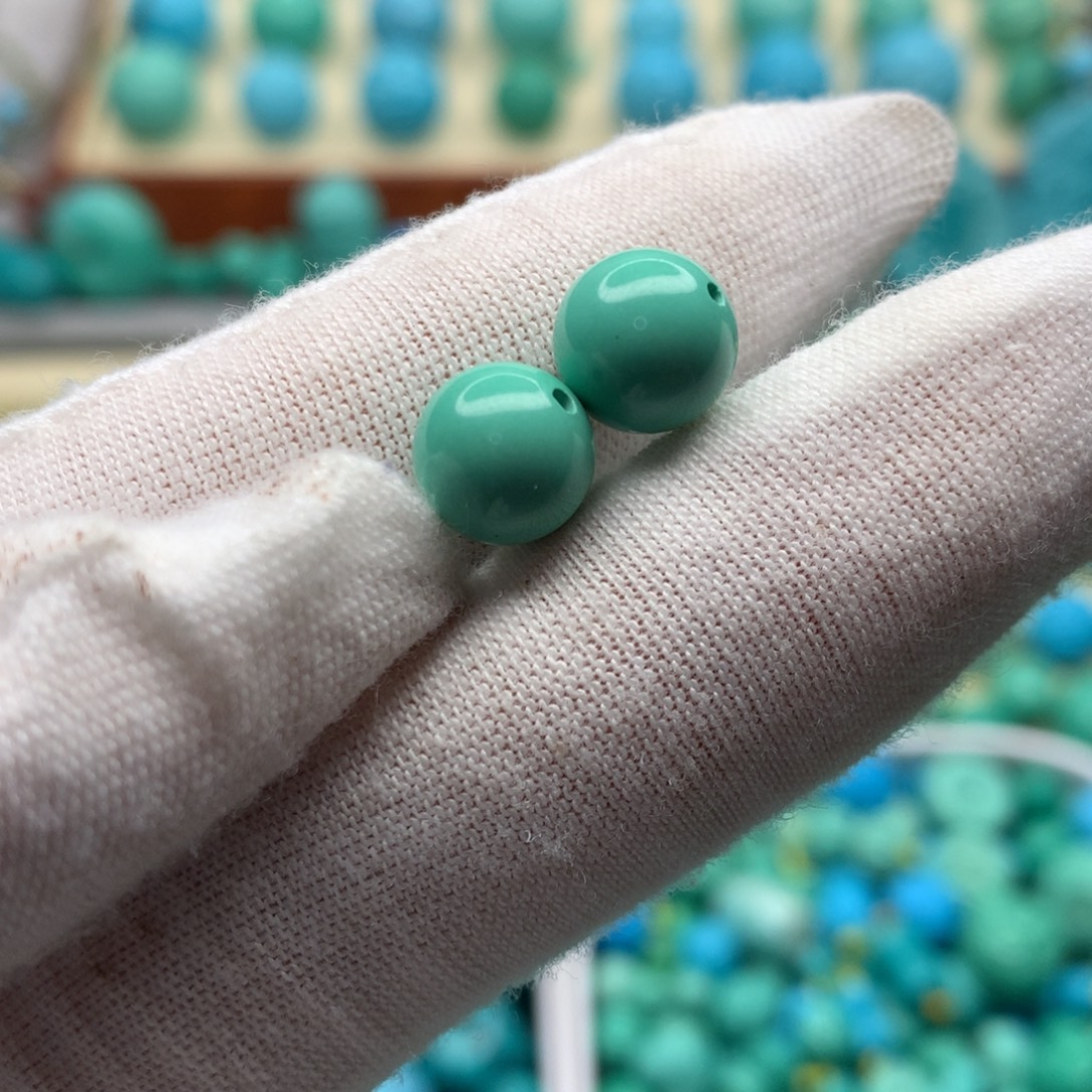 高瓷卡8.7精品圆珠一对