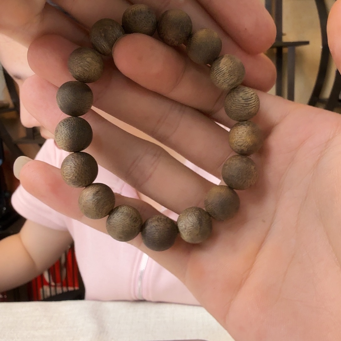 手串沉香奇楠沉香沉香沉水浮1.2圆珠单圈多样性发1