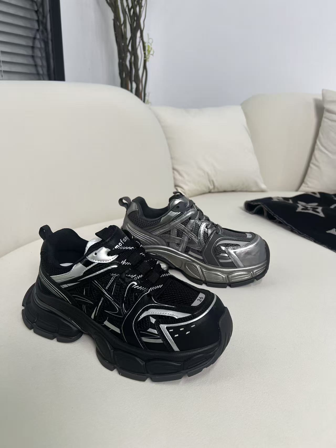 蓉姐专属~小个子增高透气网面老爹鞋厚底时尚百搭休闲鞋2580