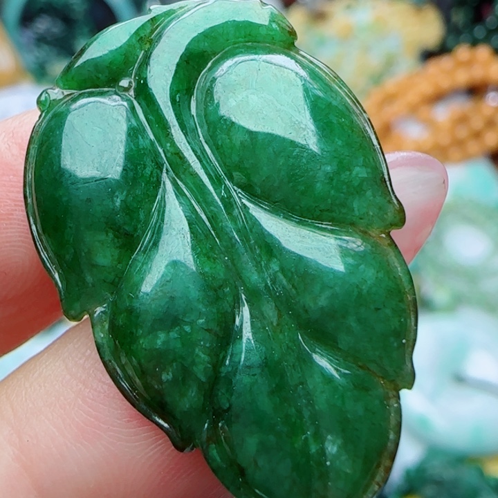 颈饰未镶嵌翡翠天然A货25