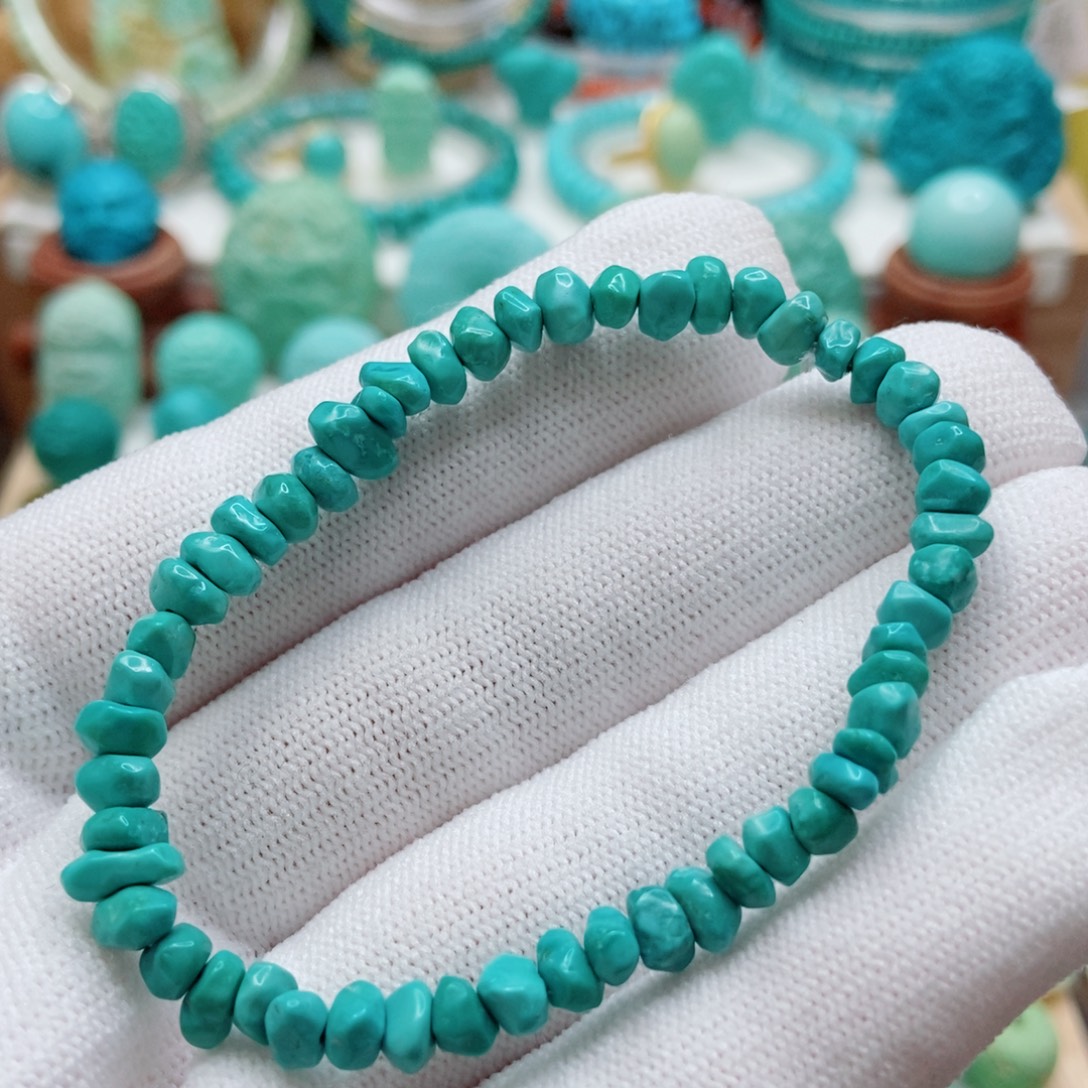 绿松石未镶嵌手串