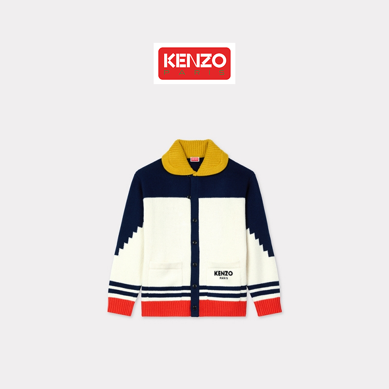 KENZO 25春夏新品 POP BOKE 波普海棠花针织开衫